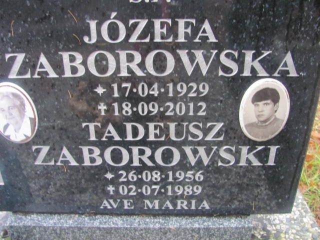 Tadeusz Zaborowski 1956 Słupsk - Grobonet - Wyszukiwarka osób pochowanych
