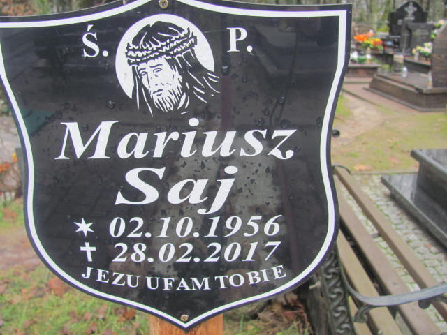 Mariusz SAJ 1956 Słupsk - Grobonet - Wyszukiwarka osób pochowanych