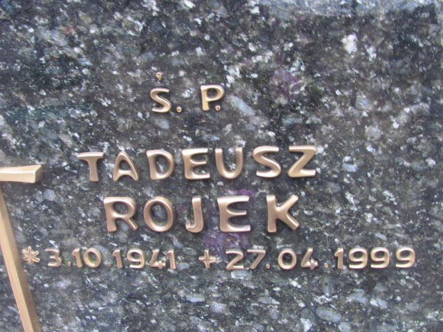 Tadeusz ROJEK 1941 Słupsk - Grobonet - Wyszukiwarka osób pochowanych