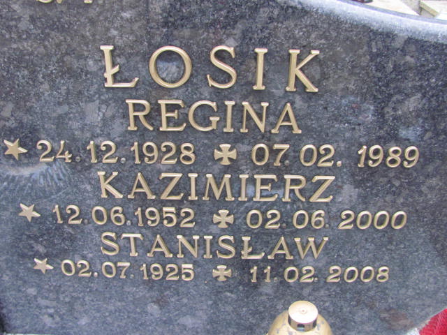 Stanisław ŁOSIK 1925 Słupsk - Grobonet - Wyszukiwarka osób pochowanych