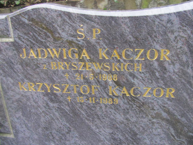 Jadwiga Kaczor 1912 Słupsk - Grobonet - Wyszukiwarka osób pochowanych