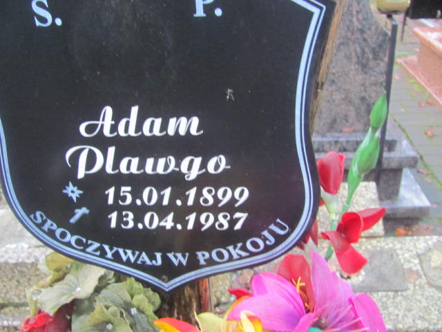 Adam PLAWGO 1899 Słupsk - Grobonet - Wyszukiwarka osób pochowanych