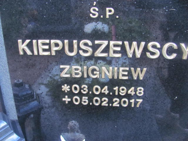 Zbigniew KIEPUSZEWSKI 1948 Słupsk - Grobonet - Wyszukiwarka osób pochowanych