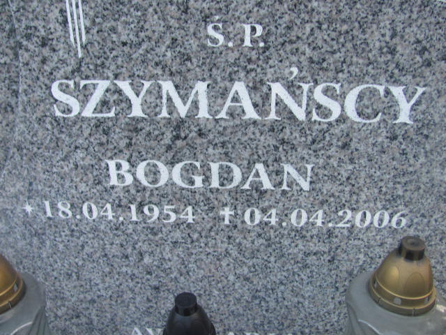 Bogdan SZYMAŃSKI 1954 Słupsk - Grobonet - Wyszukiwarka osób pochowanych