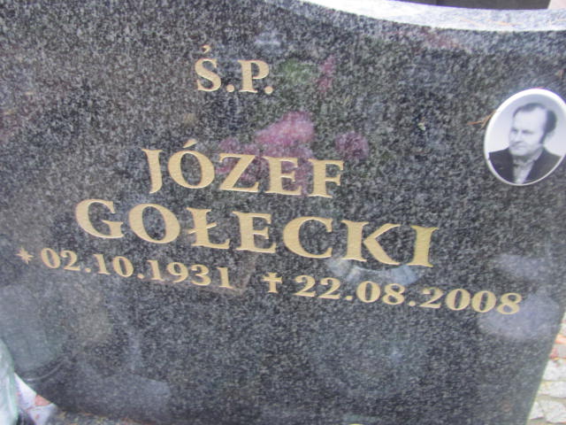 Józef GOŁECKI 1931 Słupsk - Grobonet - Wyszukiwarka osób pochowanych
