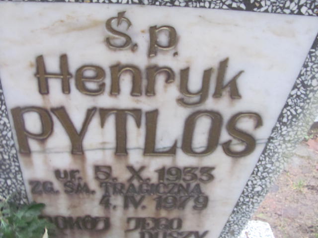 Henryk PYTLOS 1933 Słupsk - Grobonet - Wyszukiwarka osób pochowanych