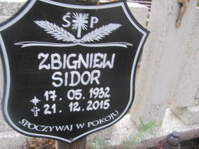 Zbigniew SIDOR 1932 Słupsk - Grobonet - Wyszukiwarka osób pochowanych