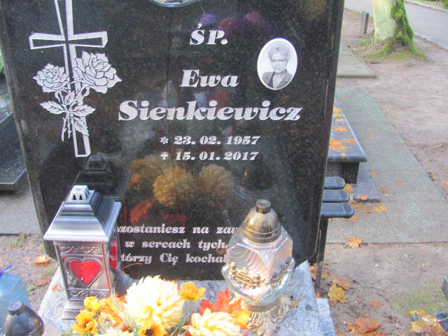 Ewa SIENKIEWICZ 1957 Słupsk - Grobonet - Wyszukiwarka osób pochowanych