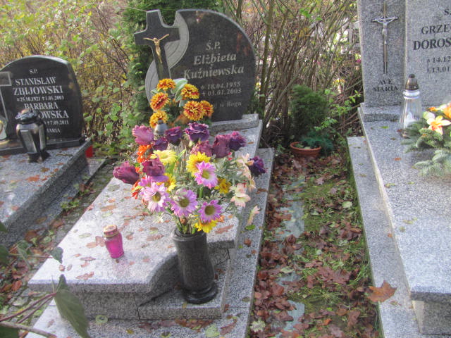 Grób ELŻBIETA KUŹMIŃSKA