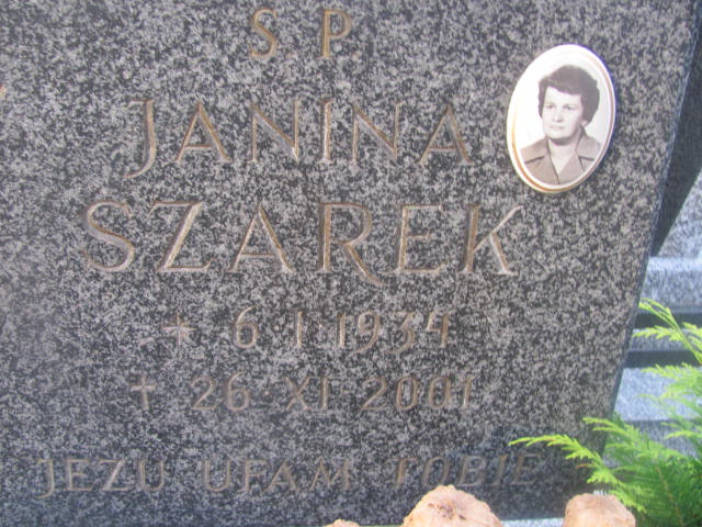 Janina SZAREK 1934 Słupsk - Grobonet - Wyszukiwarka osób pochowanych