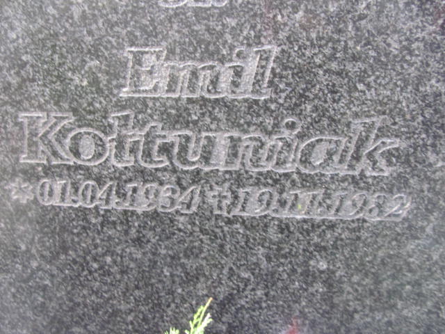 Emil KOŁTUNIAK 1934 Słupsk - Grobonet - Wyszukiwarka osób pochowanych