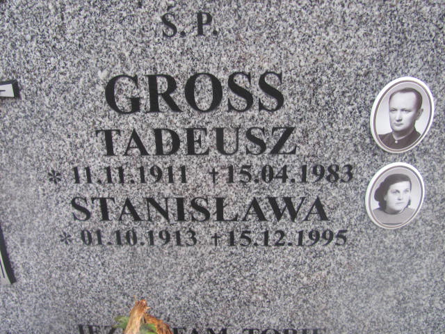 Stanisława GROSS 1913 Słupsk - Grobonet - Wyszukiwarka osób pochowanych