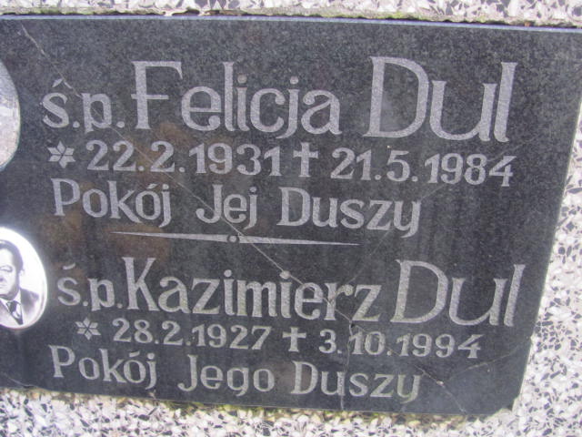 Felicja Dul 1931 Słupsk - Grobonet - Wyszukiwarka osób pochowanych