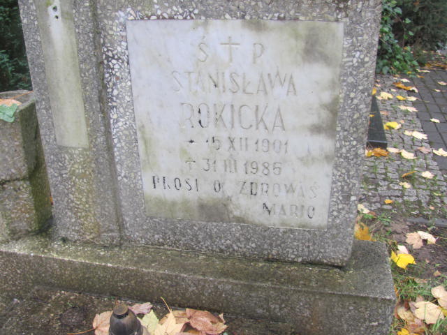 Stanisława Rokicka 1901 Słupsk - Grobonet - Wyszukiwarka osób pochowanych