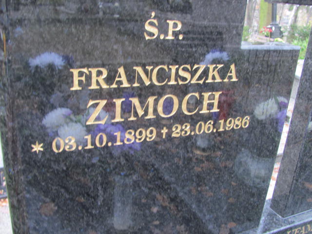 Franciszka Zimoch 1899 Słupsk - Grobonet - Wyszukiwarka osób pochowanych