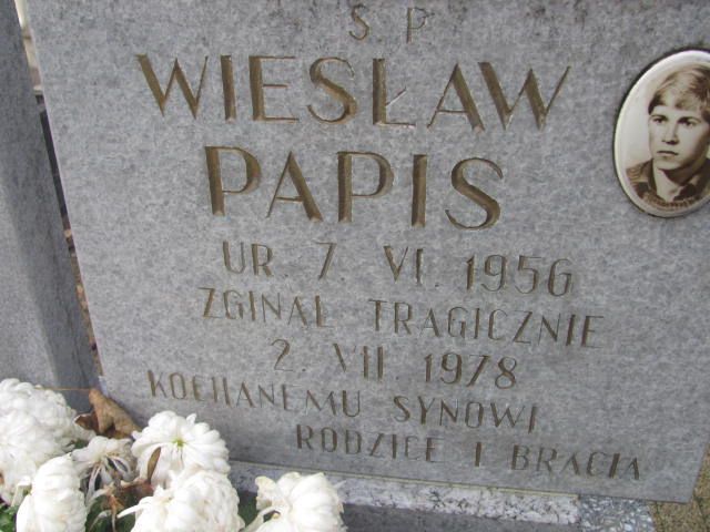 Wiesław PAPIS 1956 Słupsk - Grobonet - Wyszukiwarka osób pochowanych