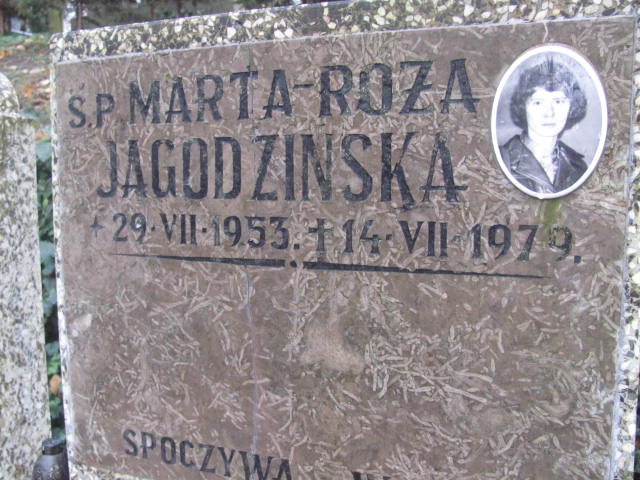 Marta Róża JAGODZIŃSKA 1953 Słupsk - Grobonet - Wyszukiwarka osób pochowanych