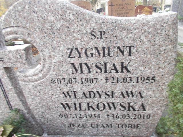 Zygmunt MYSIAK 1907 Słupsk - Grobonet - Wyszukiwarka osób pochowanych