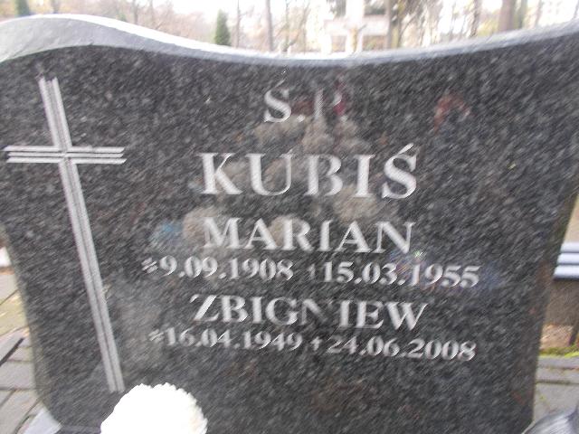 Marian KUBIŚ 1908 Słupsk - Grobonet - Wyszukiwarka osób pochowanych