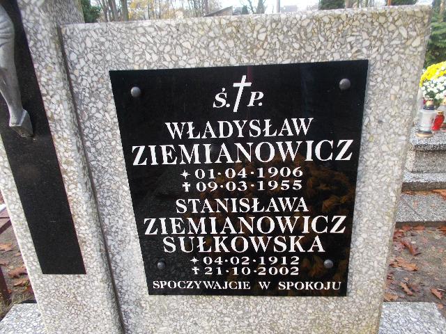 Władysław ZIEMIANOWICZ 1906 Słupsk - Grobonet - Wyszukiwarka osób pochowanych