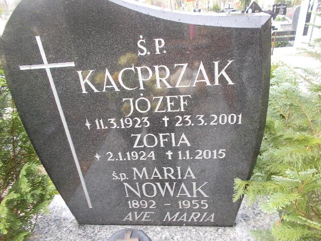 Maria NOWAK 1892 Słupsk - Grobonet - Wyszukiwarka osób pochowanych