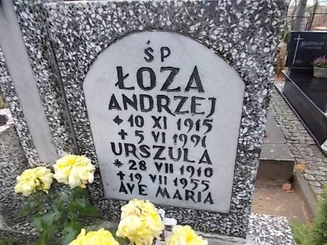 Urszula ŁOZA 1910 Słupsk - Grobonet - Wyszukiwarka osób pochowanych