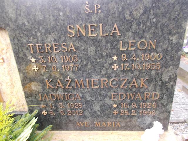 Leon SNELA 1900 Słupsk - Grobonet - Wyszukiwarka osób pochowanych