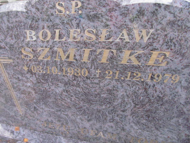 Bolesław SZMITKE 1930 Słupsk - Grobonet - Wyszukiwarka osób pochowanych
