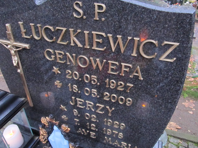 Genowefa ŁUCZKIEWICZ 1927 Słupsk - Grobonet - Wyszukiwarka osób pochowanych