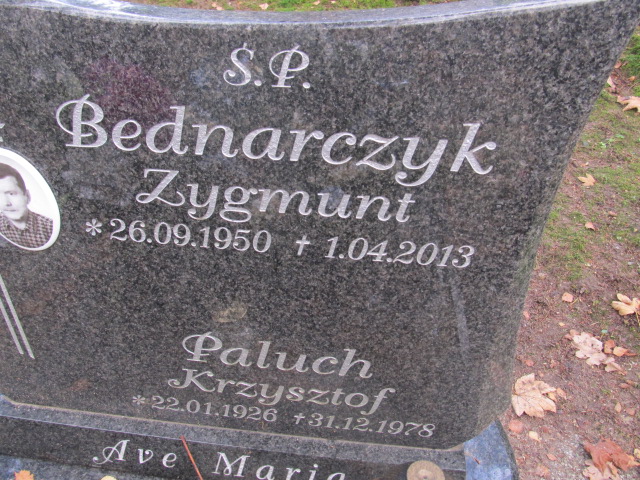 Zygmunt BEDNARCZYK 1950 Słupsk - Grobonet - Wyszukiwarka osób pochowanych