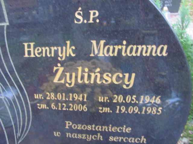 Marianna Żylińska 1946 Słupsk - Grobonet - Wyszukiwarka osób pochowanych