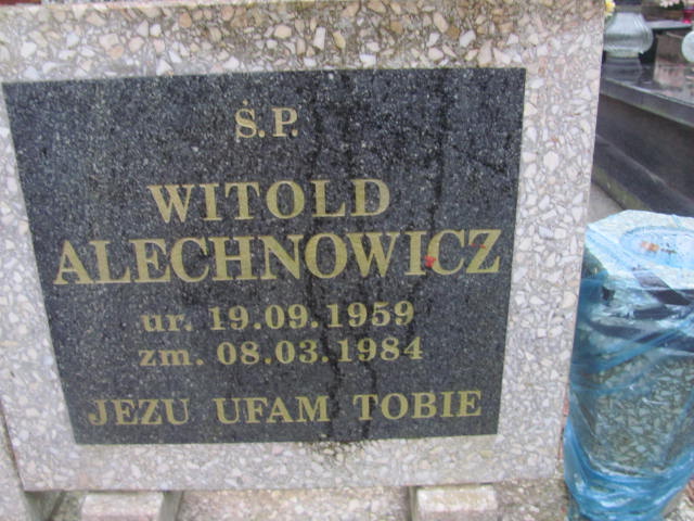 Janusz ALECHNOWICZ 1964 Słupsk - Grobonet - Wyszukiwarka osób pochowanych