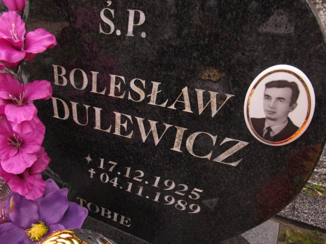 Bolesław DULEWICZ 1925 Słupsk - Grobonet - Wyszukiwarka osób pochowanych