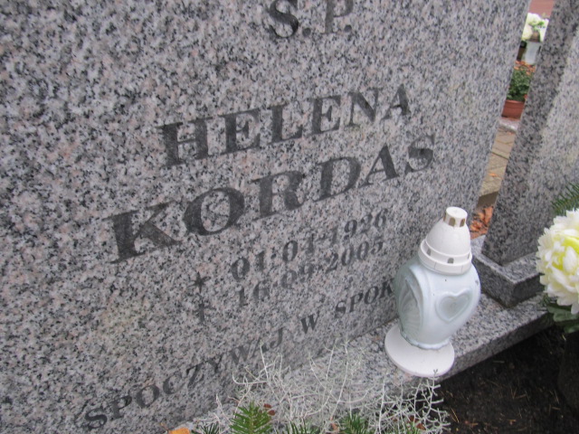 Helena KORDAS 1926 Słupsk - Grobonet - Wyszukiwarka osób pochowanych