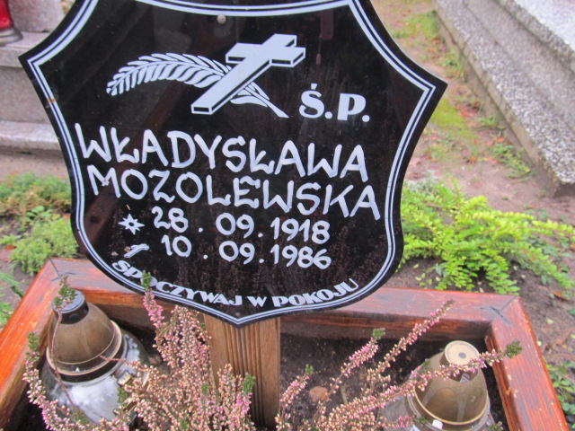 Władysław MOZOLEWSKI 1950 Słupsk - Grobonet - Wyszukiwarka osób pochowanych