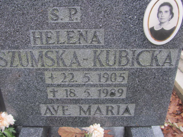 Helena Szumska Kubicka 1905 Słupsk - Grobonet - Wyszukiwarka osób pochowanych