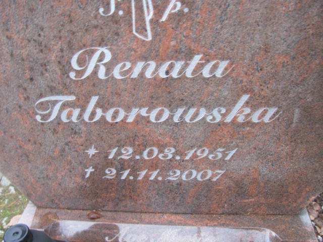 Renata TABOROWSKA 1951 Słupsk - Grobonet - Wyszukiwarka osób pochowanych