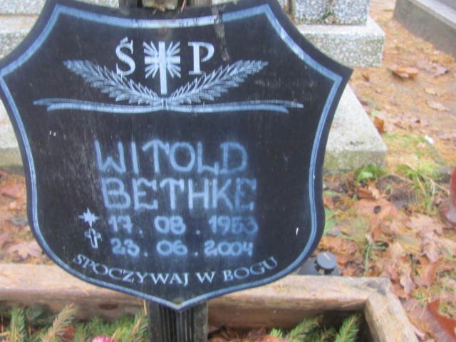 Witold BETHKE 1953 Słupsk - Grobonet - Wyszukiwarka osób pochowanych
