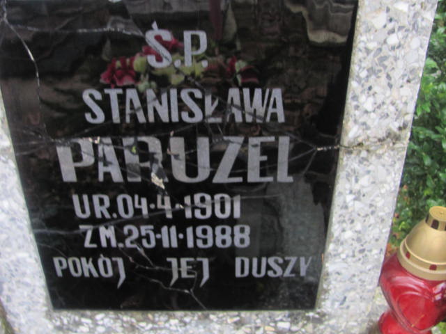 Stanisława PARUZEL 1901 Słupsk - Grobonet - Wyszukiwarka osób pochowanych