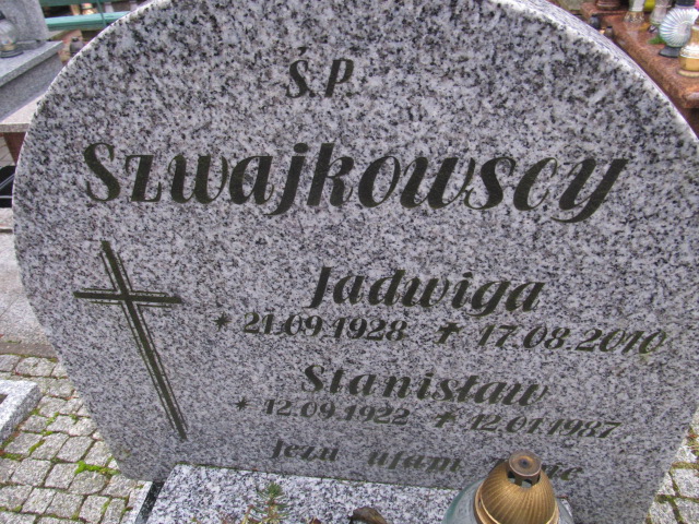 Jadwiga SZWAJKOWSKA 1928 Słupsk - Grobonet - Wyszukiwarka osób pochowanych