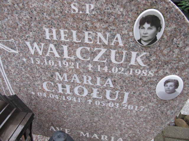 Maria CHOŁUJ 1941 Słupsk - Grobonet - Wyszukiwarka osób pochowanych