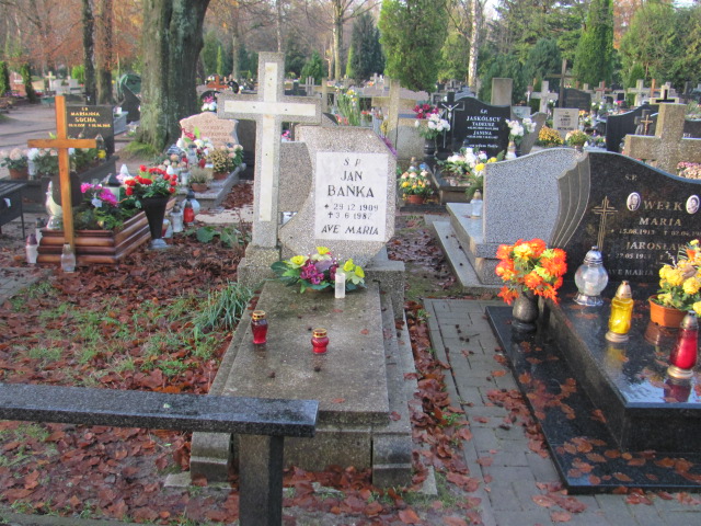 Grób JAN BAŃKA