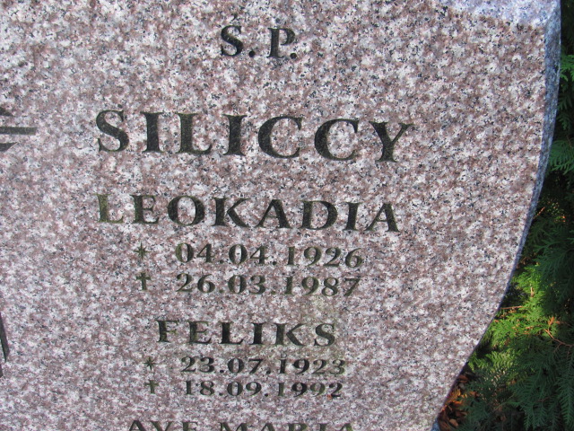 Leokadia SILICKA 1926 Słupsk - Grobonet - Wyszukiwarka osób pochowanych