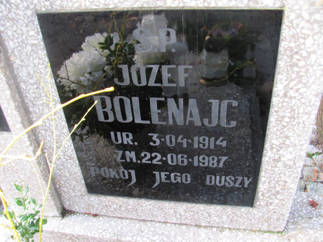 Józef BOLENAJC 1914 Słupsk - Grobonet - Wyszukiwarka osób pochowanych