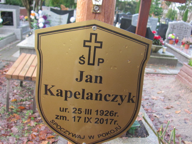 Jan KAPELAŃCZYK 1926 Słupsk - Grobonet - Wyszukiwarka osób pochowanych