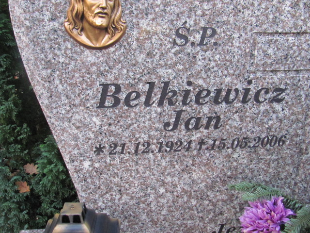 Jan BELKIEWICZ 1924 Słupsk - Grobonet - Wyszukiwarka osób pochowanych