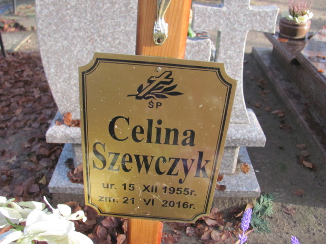 Celina SZEWCZYK 1955 Słupsk - Grobonet - Wyszukiwarka osób pochowanych