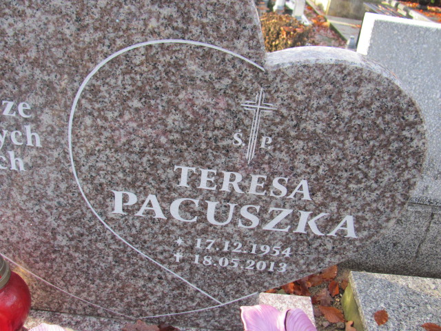 Teresa PACUSZKA 1954 Słupsk - Grobonet - Wyszukiwarka osób pochowanych