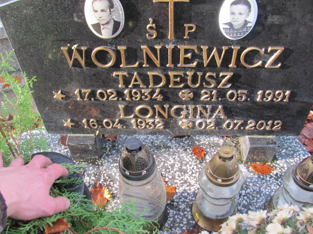 Tadeusz WOLNIEWICZ 1934 Słupsk - Grobonet - Wyszukiwarka osób pochowanych