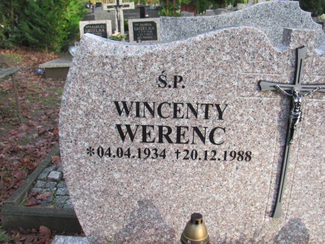 Wincenty WERENC 1934 Słupsk - Grobonet - Wyszukiwarka osób pochowanych